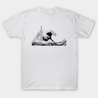 Notre Dame Hokusai T-Shirt